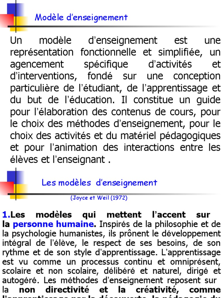 Les Méthodes D'enseignement | PDF | Pédagogie | Expérience