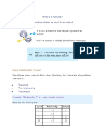 A Function Relates An Input To An Output