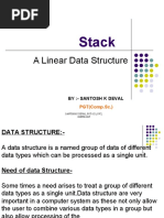 A Linear Data Structure: Stack