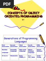 Concepts of Object Oriented Programming