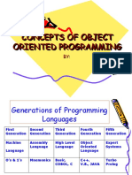 Concepts of Object Oriented Programming