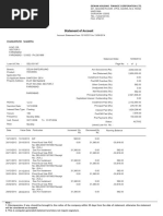 Dharamvir Sharma: Statement of Account