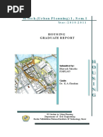 H O U S I N G: M.Tech. (Urban Planning) 1, Sem.I