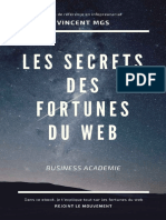 Les Secrets Des Fortunes Du Web - Vincent Mongis