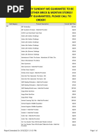 List Updated Every Sunday! We Guarantee To Be Lower Than All Other Brick & Mortar Stores! Availability Not Guaranteed, Please Call To Order!