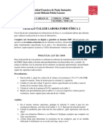 Taller Laboratorio Ley de Ohm PDF