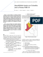 Análisis de Vulnerabilidad Sísmica en Colombia Desde La Norma NSR-10