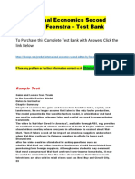 International Economics Second Edition by Feenstra - Test Bank