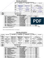 Time Table For Week 12 (27.12.2010 To 01.01.2011)