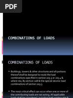 NSCP 2015 Load Combinations Overview | PDF | Framing (Construction ...