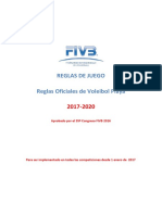 Reglas 2017-2020 Voleibol Playa Espanol PDF