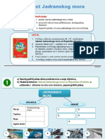 Važnost Jadranskog Mora: Razred: Ishodi Učenja