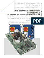 Assembling and Operating Instructions Control Udl 2: Montage - Und Bedienungsanleitung Steuerung Udl 2