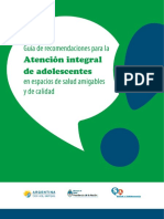 Guía de Recomendaciones para La Atención Integral de Adolescentes en Espacios de Salud Amigables y de Calidad - Ll-Guia-Clinica PDF