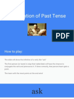 Pronunciation of Past Tense