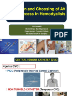 Indication and Choosing of AV Shunt Access in Hemodyalisis PDF