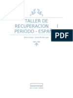 Taller de Recuperacion I Periodo Juan Jose Velez 11B