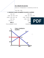 Punto de Equilibrio y Fijación de Precios