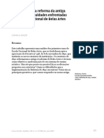 Por em Pratica A Reforma Da Antiga Academia Dificu PDF