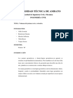 Geometría Prisma Recto y Ortoedro (Volumenes)