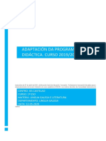 Lingua Galega 1º ESO Program Modif.