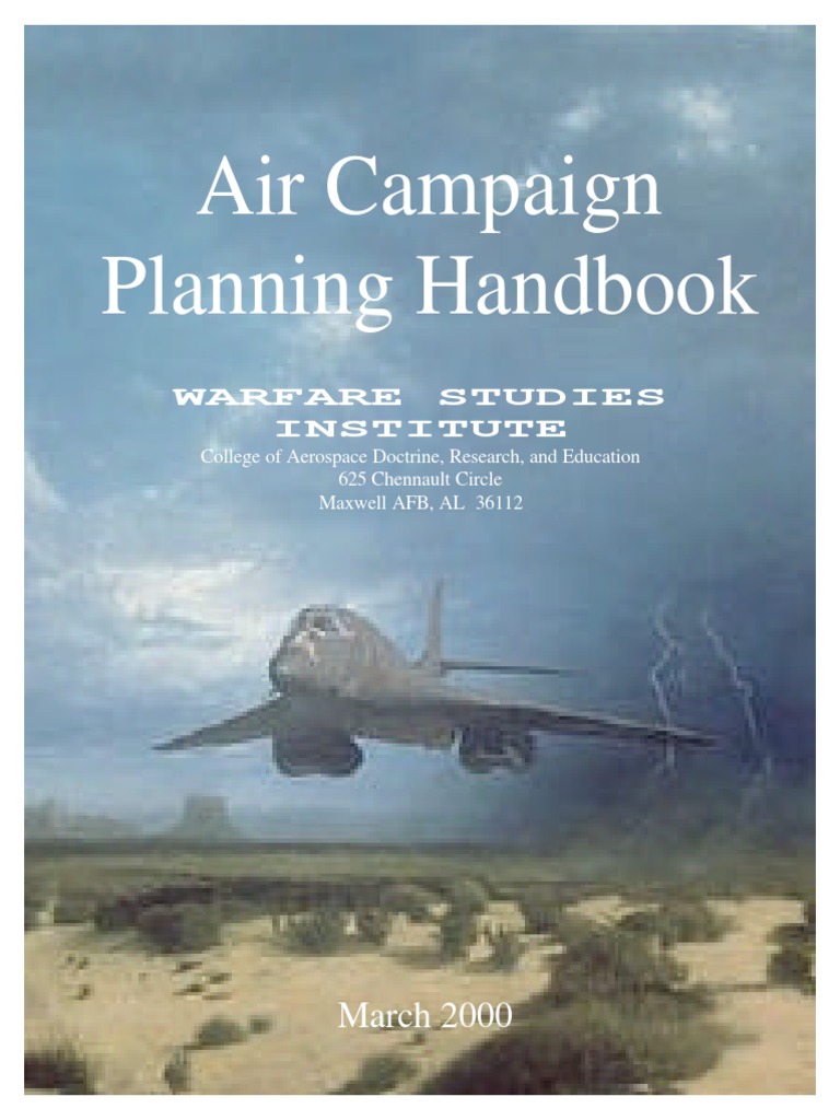 Air Campaign Planning Handbook | PDF | United States Air Force ...