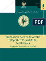 Guía Elaboración Planes de Desarrollo DNP