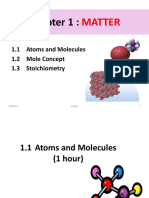 1.1 Atoms and Molecules - Student PDF