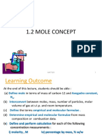 1.2 Mole Concept - Student PDF