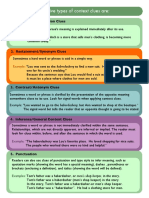 The Five Types of Context Clues Are:: Example