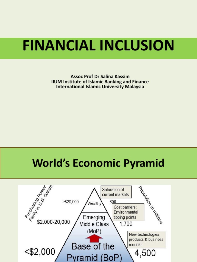 Financial Inclusion Challenges and Solutions | PDF | Microfinance ...