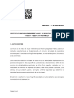 Protocolo Sanitario para Prestadores de Servicios en Empresas de Correos y Despacho A Domicilio 27.03.2020 PDF