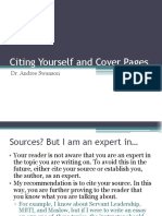Citing Yourself - Andree Swanson