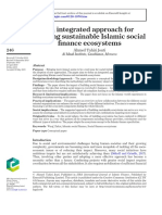 An Integrated Approach For Building Sustainable Islamic Social Finance Ecosystems