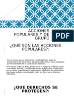 Acciones Populares y de Grupo