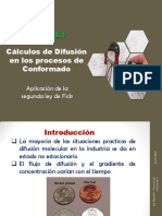 Cálculos de Difusión en Procesos de Conformado