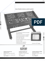 Strand Century Lighting Multi-Q Memory Lighting Control System Spec Sheet 6-77