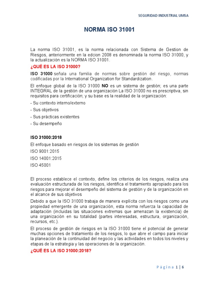 Iso 31001 | PDF | Business | Science