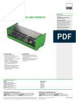 Analogue Load Share Lines Interface: Genset