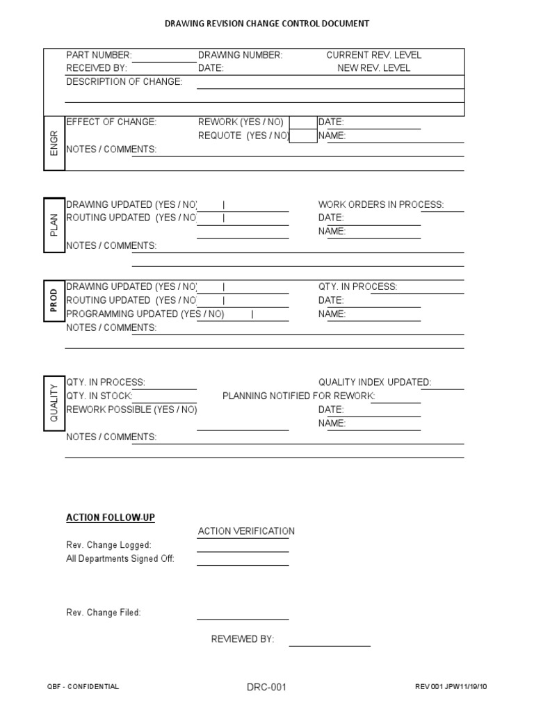 Drawing Revision Control Process | PDF | Computing And Information ...