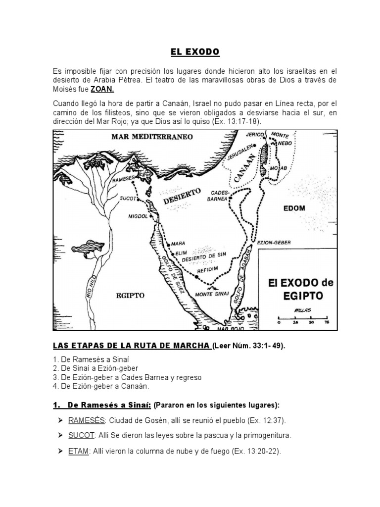 El Exodo Pdf Libro Del éxodo Canaán