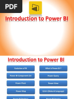 2 Power BI and Its Components Introduction PDF