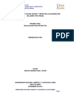 Prueba Final. Evaluación Por Proyectos