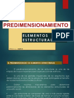 Predimensionamiento Estructural