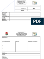 MODELO DE Planificacion 2020 IPEM 419