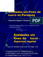 Entidades Sin Fines de Lucro en Paraguay: Aspectos Legales, Tributarios y Contables