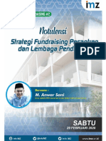 Kuliah WhatsApp Strategi Fundraising Pesantren Dan Lembaga Pendidikan M Anwar Sani PDF