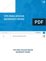 Tips para Aplicar Microsoft Word PDF