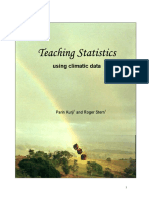 Teaching Statistics: Using Climatic Data