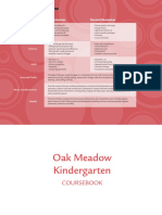 Kindergarten Overview: First Semester Second Semester